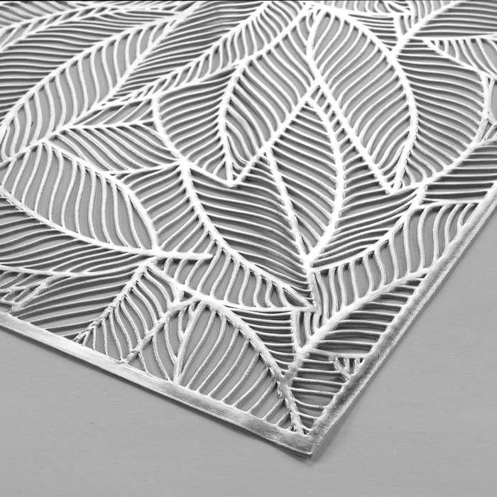 Set de table - EDEN - Orphée de fête - Motif feuilles - 100% PVC - 30 x 45 cm