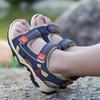 Kids Boys Walking Sandals Boys Summer Walking Sandals Kids Casual Unisex Toddler Slides Blue 8-9 Years