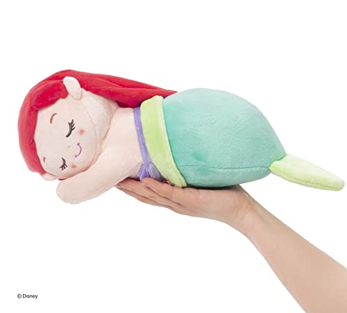 MORIPiLO Ariel Body Pillow, Disney Sleeping Pillow (S), Approx. 30cm, Skin-Friendly Micro Fabric, Large Plush Toy, Green, Disney, Morishita Pillows