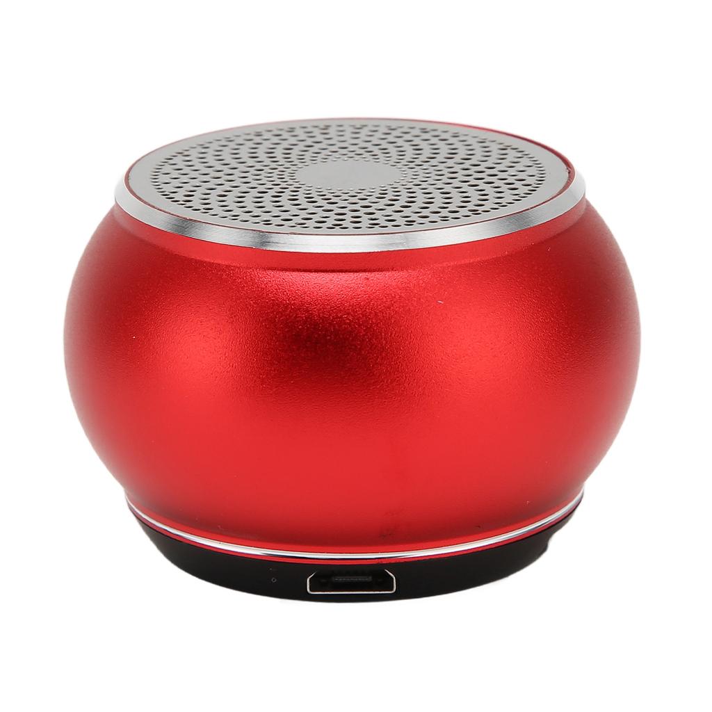 Bluetooth Small Speaker Simple Design IP67 Waterproof Portable Wireless Speaker for Shower Room Bike Car Red