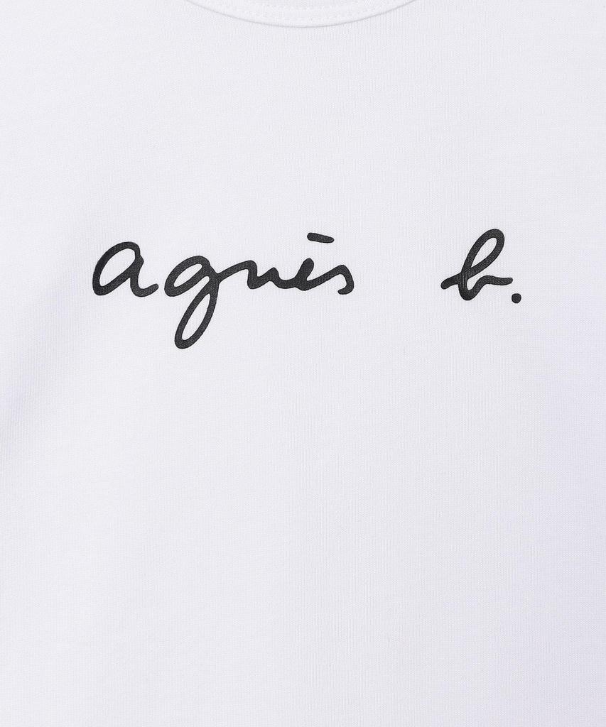agnes Baby Logo Size years White b. T-Shirt, S137, L, TS, 85-95cm (2 old),