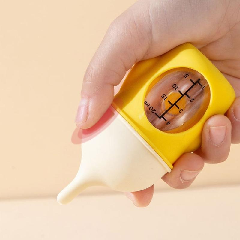 Practical Animal Feeding Bottle with Clear Scale and Silicone Nipples Accessory for Newborns Kittens Puppies 80ml