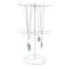 Jewelry Display Rack 2 Tier Rotating Necklace Holder Jewelry Tree Stand Jewelry Organizer for Necklaces Bracelet Earring