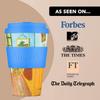 Ecoffee Cup (Ecofee Cup) Reusable Cup and Saucer, Eco-Friendly, Vincent Van Gogh, 400ml, 814 043