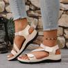 High Quality Brand Women Sandals 2025 Summer New Elastic Band Lightweight Sandals Flat Casual Outdoor Shoes for Women