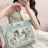 Headache Original Versatile Ita Bag [Ballet Holiday] Lolita Tote Women’s Crossbody Shoulder Bag PU Solid Color