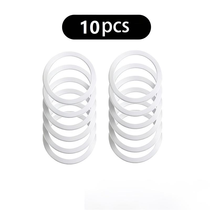 10 Wireless Charging Magnetic Ring Patches Suitable for All Mobile Phone Car Phone Holders, Mobile Phone Metal Patches