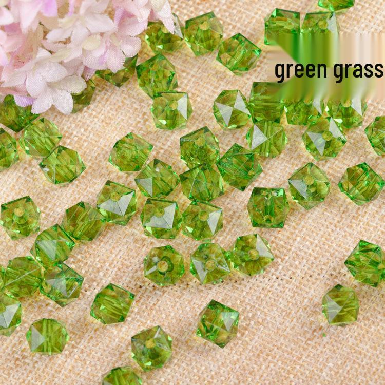 Transparent Square Acrylic Beads for DIY Handmade Beading, 8mm-12mm, Loose Beads, Paper Towel Holder Accessory