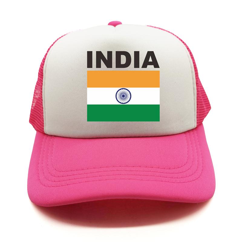 India Flag Trucker Cap Summer Unisex Cool Country Hat Baseball Caps Unisex Outdoor Mesh Net Caps