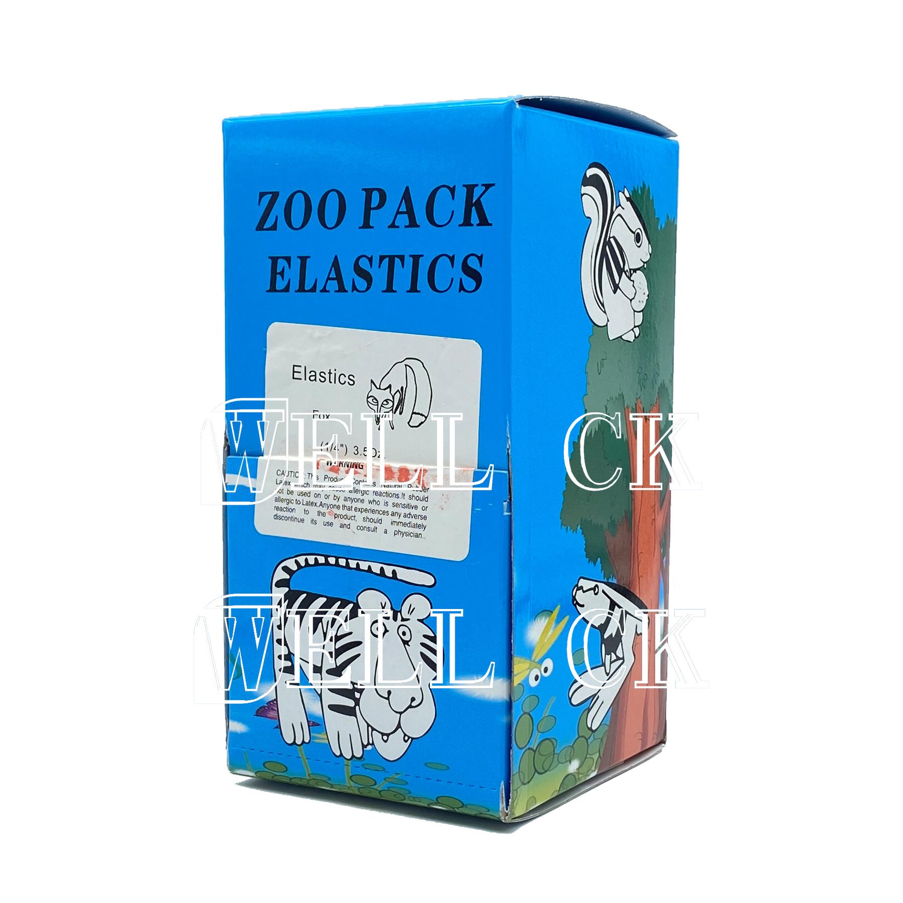 

5000 шт./кор., стоматологические ортодонтические зоокомплекты, эластичные резинки, латексные брекеты, сила 3,5/5,0/6,5 унций 3.5Oz Fox 6.4MM