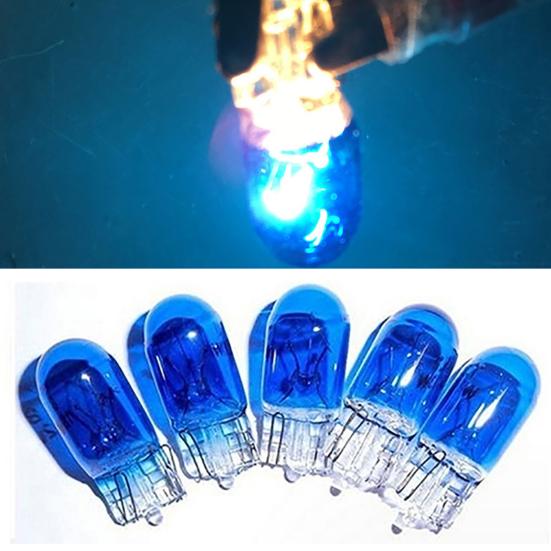 10/20 шт./лот T10 12 В 5 Вт Супер яркие белые ксеноновые галогенные лампы для автомобиля 20pcs