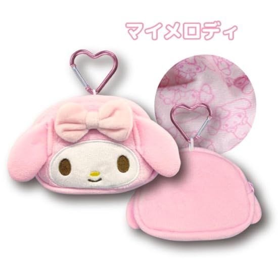 Hatakeyama Shoji Mini Face Pouch with Carabiner My Melody H8×W11×D3cm 63202403