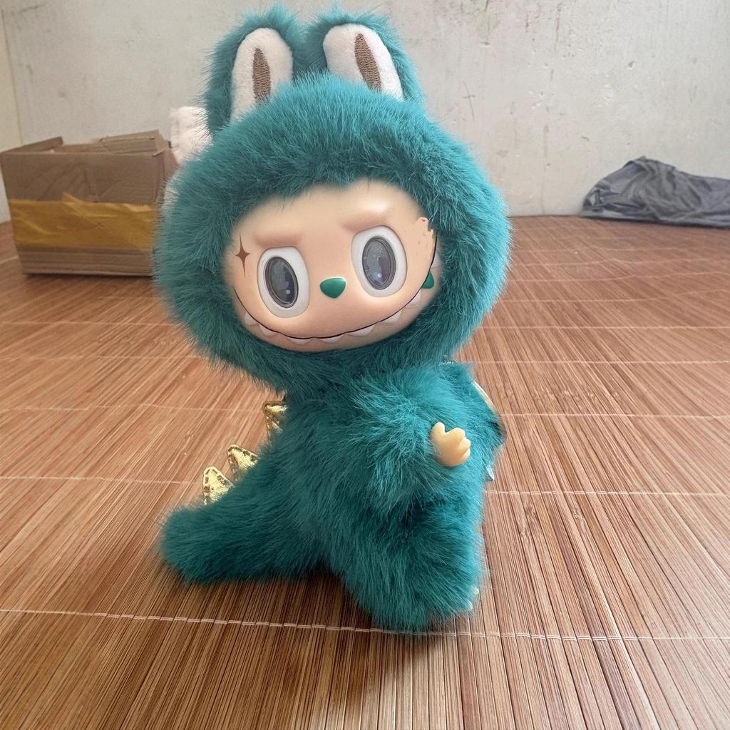 Labubu Green VL Plush Vinyl Doll Pendant