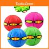Unique Transforming Toy! Frisbee Ball Elastic Force Decompression Luminous Parent-child Toy