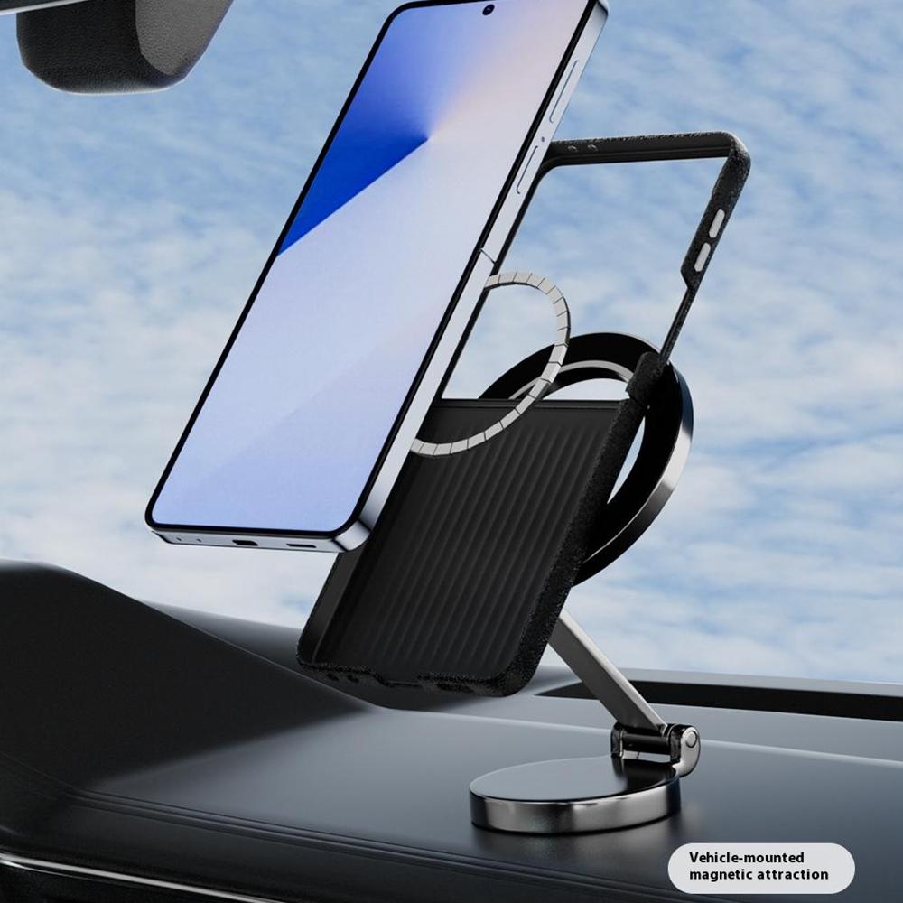 ABEEL For Samsung Galaxy Z Flip7 5G Case Compatible with MagSafe Crocodile Texture Micro-Embossing Back Cover