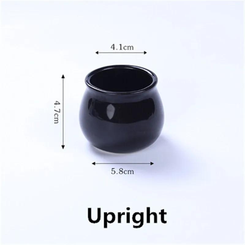 Sushi Shop Sashimi Plate Decoration Ceramic Small Bottle Dry Ice Japanese Kitchen Tableware Restaurant Toothpick Holder Storage