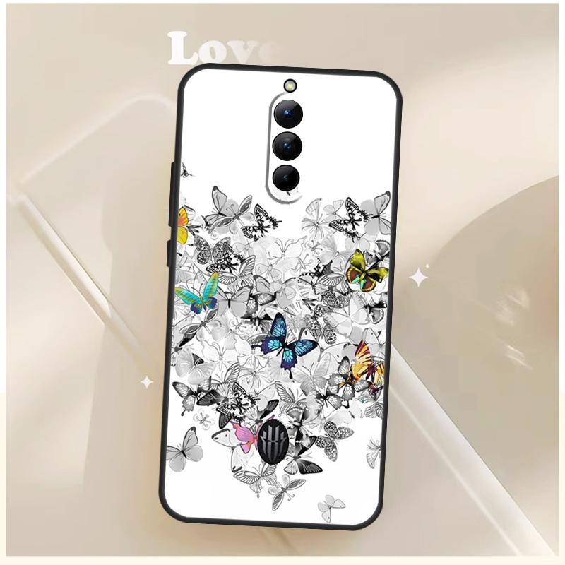 

Beautiful Butterfly Case For ZTE Nubia Red Magic 10S 9S 8S 8 9 10 11 Pro Plus 6 7 7S 6S For RedMagic 10 Air Cover Red Magic 10 Pro