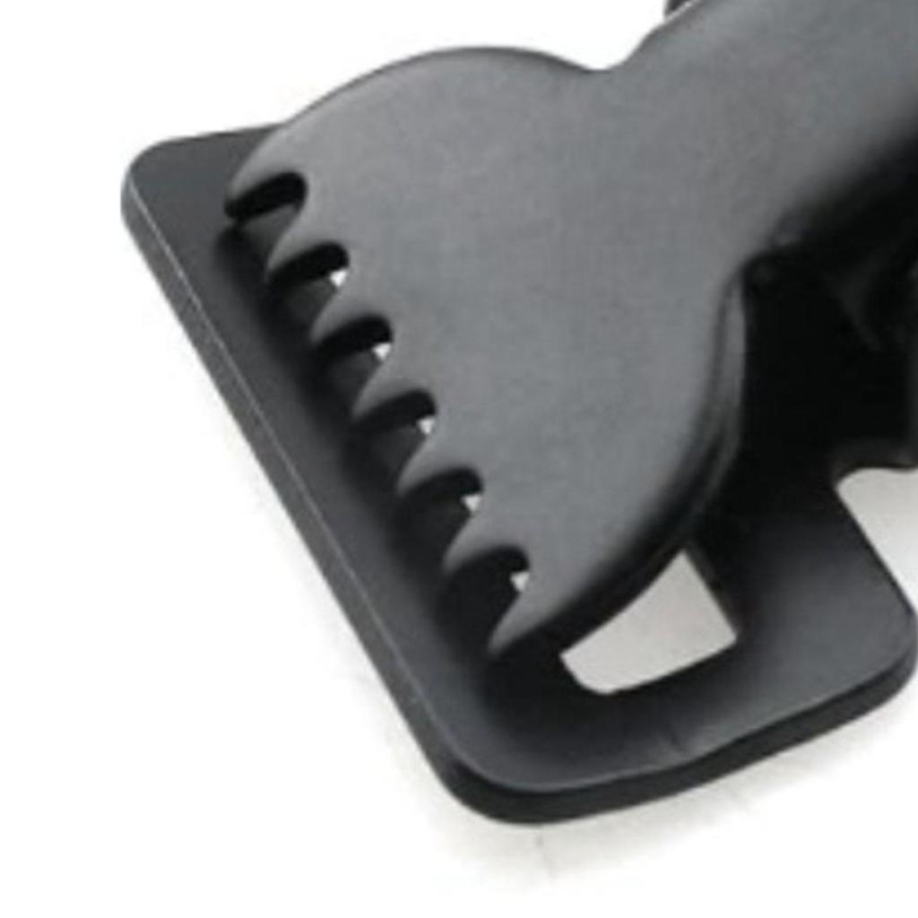 5pcs Strap Buckles Replacement Heavy Duty Metal Webbing Clip for Backpack Luggage Pet Collar DIY Inner 38mm Black
