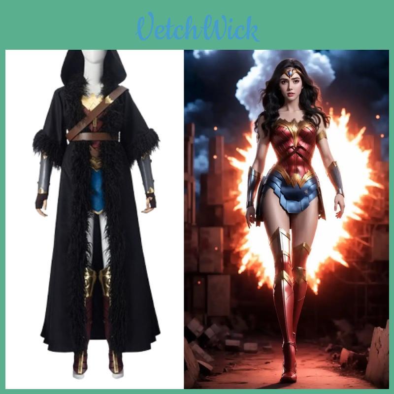 Wonder Woman Diana Prince Cosplay Cape With Polyester Material For Costume Parties And Anime Events