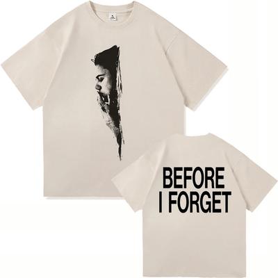 The Kid Laroi Before I Forget T-Shirt Album Herren Damen Kleidung Harajuku Oberteile Baumwoll-T-Shirts Vintage