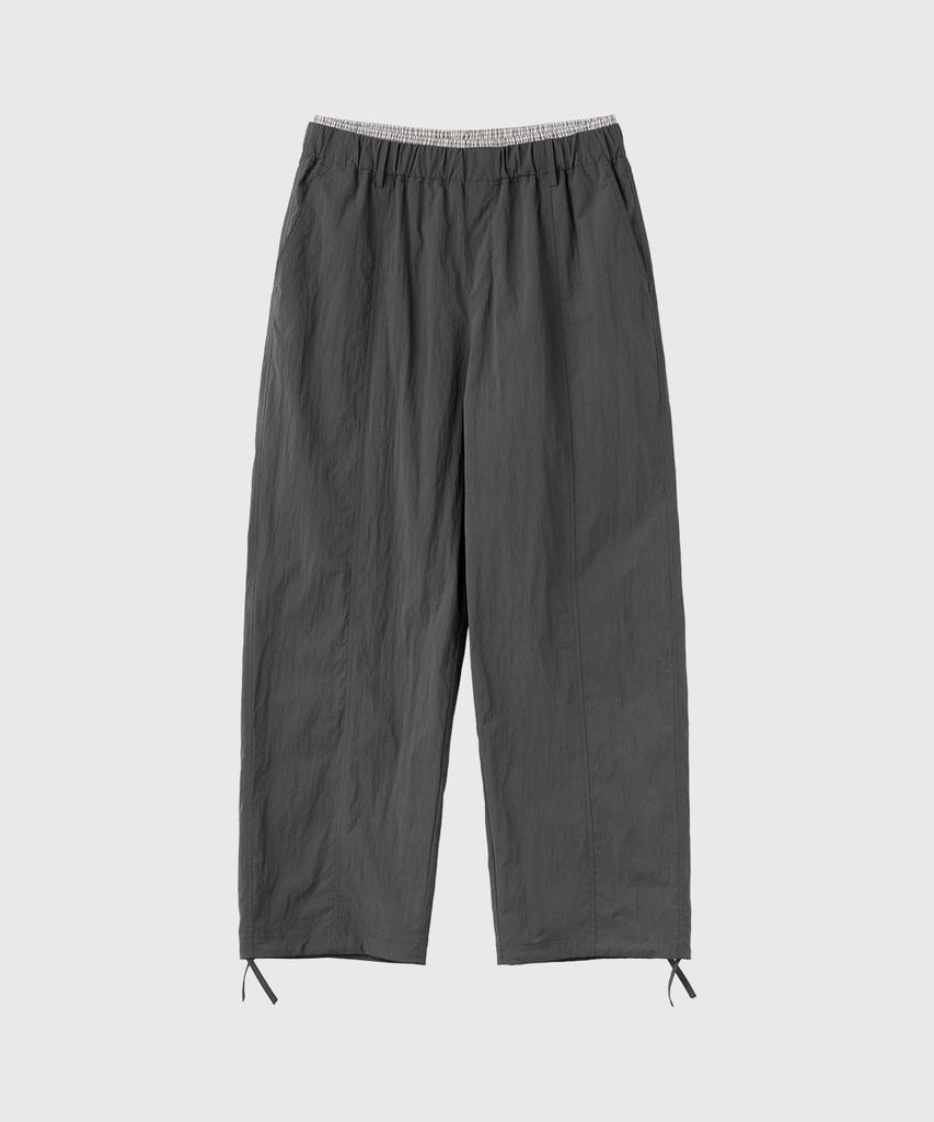 GENERALIDEA Layered Nylon Elastic Pants [Charcoal] / Gf2Lpt525