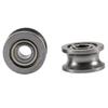 50 Pièces Roulement à Gorge en U U624ZZ Acier au Carbone Durable Roulement à Billes à Gorge en V Poulie Pour Piste de Guidage Systèmes de Mouvement Linéaire-B61B