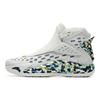 Anta KT5 Thompson 5 Veteran Shock Absorption Non-Slip Wear-Resistant High-Top Basketball Shoes Men Basketball Shoes White Blue Yellow 11941101-9