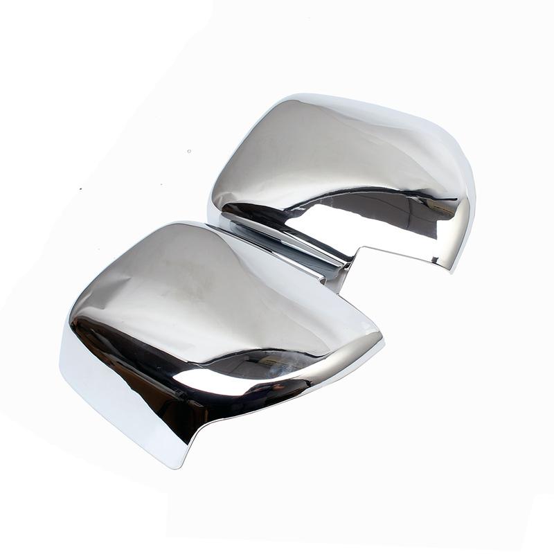 ABS Chrome Rearview Mirror Cover Trim 2pcs For Toyota Land Cruiser 100 LC100 1998-2007 Door Mirror Cover Overlay Panel Frame