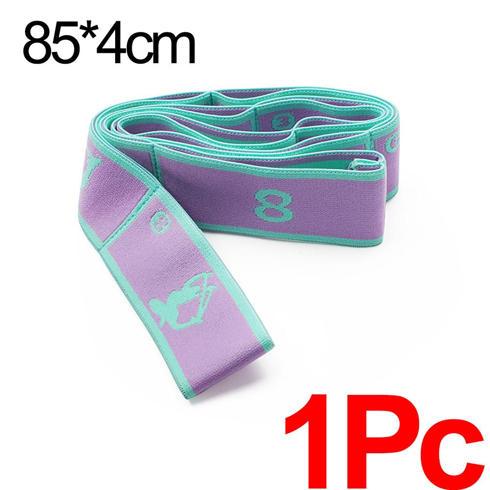 Segmented Elastic Resistance Band Segmented Yoga Strap for Dance Beginner Back Stretching 85 and 115cm Asana Practice Aid