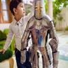 Medieval Knight Suit Of Armor Mini Armour Home Decor With Display Stand and Base