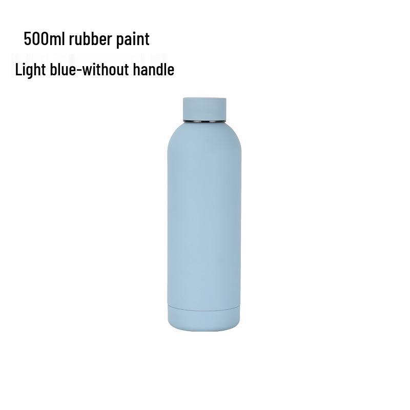 750ml Nerezová termoska - Přenosná, Matná, S malým hrdlem, pro venkovní sporty a do auta