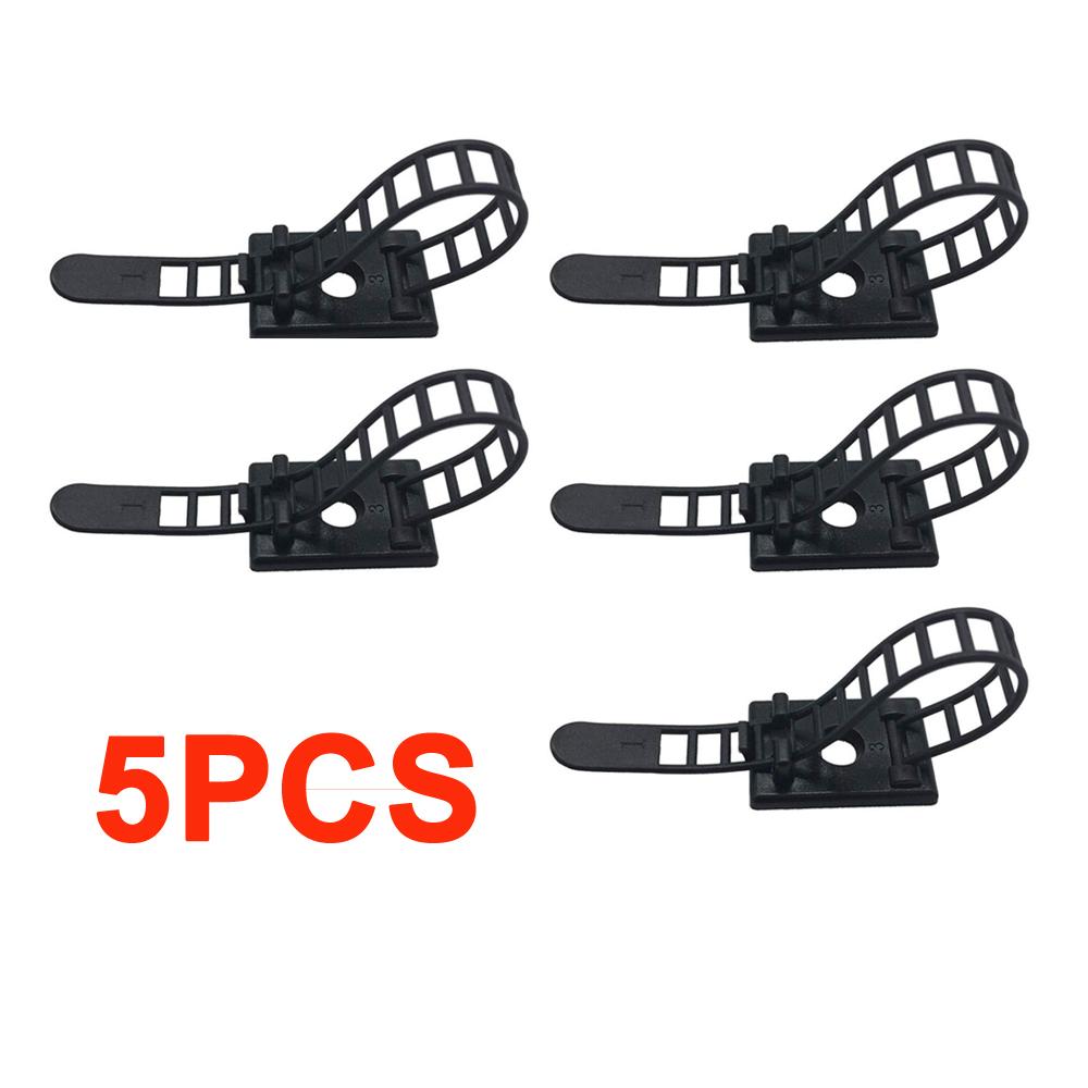 20/10/5PCS Adjustable Cable Organizer Wire Winder Clip Self Adhesive Mouse Keyboard Home Network Cable Clips Cord Management