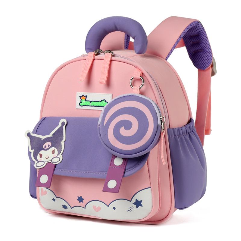 Cartoon Kids' Backpack: Breathable, Large Capacity, Ages 1-3