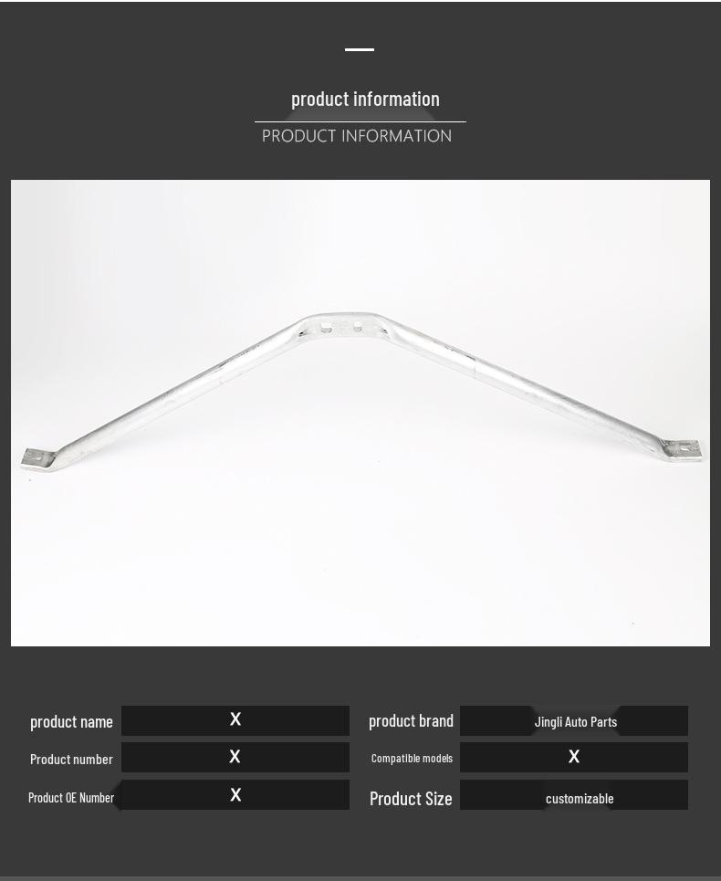 V-Shaped Support, OE 51647409749 for BMW 7 Series G11/G12, 5 Series G30, 6 Series G32