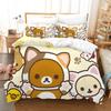 Rilakkuma Korilakkuma Duvet Cover Set Cute Cartoon Rilakkuma Korilakkuma Bedding Set Pillowcase Twin Full Queen King Size