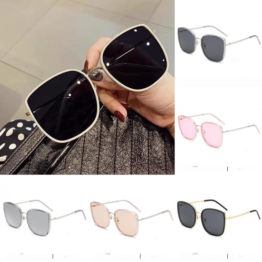 Occhiali da Sole Rosa da Donna Uv400 Polarizzati Montatura Intera Occhiali da Sole alla Moda per Viaggi e Feste