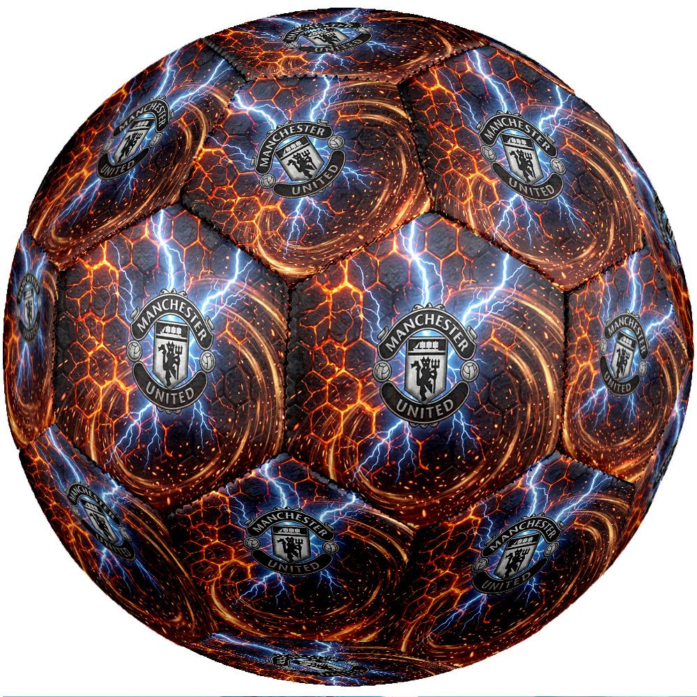 Manchester United Theme soccer ball Size 5 Soccer Ball Soft Touch Professional Training Football for Outdoor Sports