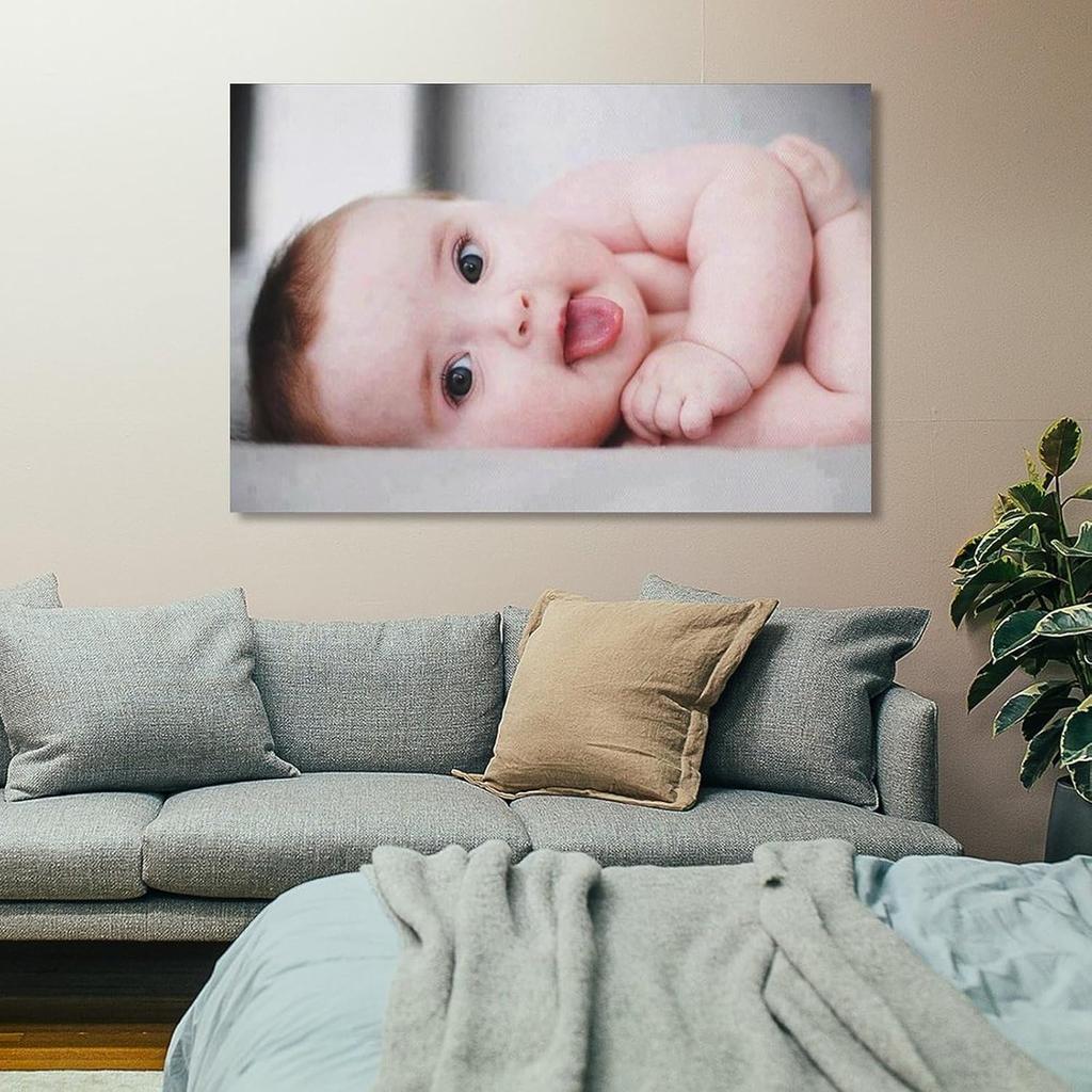 Cute Baby Poster For Pregnant Women Expecting Mothers Wall Art Poster Canvas Wall Art Poster For Room Aesthetic And Decor Canvas Painting Posters And