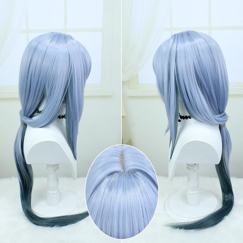 High Quality Long Hair Cosplay Wig With Gradient Design For Cold Crow Character