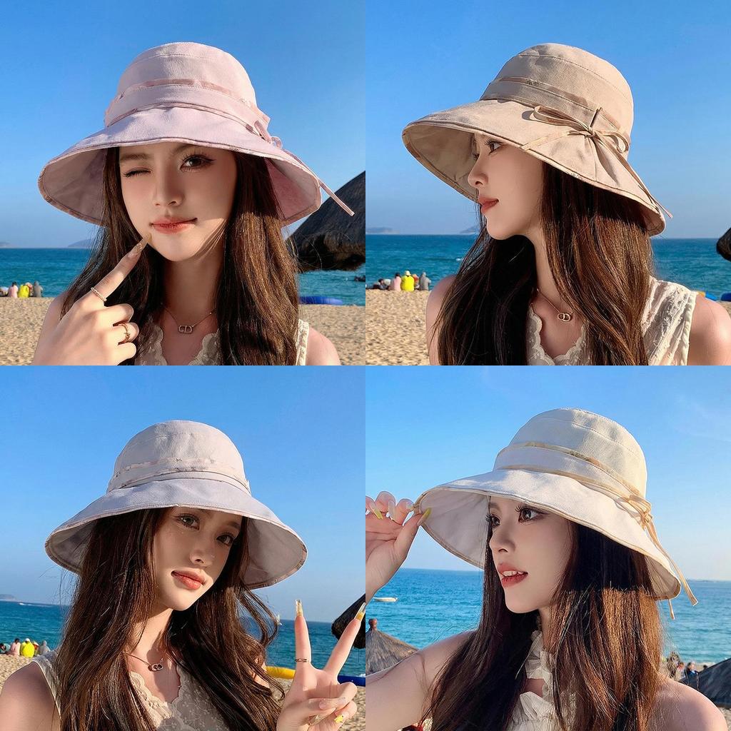 Summer Sun Protection Fisherman Hat With Large Brim For Outdoor Activities