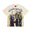 25FW European and American trendy brand G. D skull band summer new rock men's and women's loose short-sleeved T-shirt casual tee