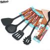 Multi-color Silicone Wooden Handle Kitchenware Set Non Stick Pot Spatula And Spoon Cooking Utensils, Heat-resistant