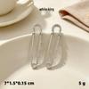 Korean Style Rhinestone U-Shaped Brooch Pin & Waist Cincher Scarf Buckle