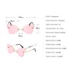 Sunglasses Lady Gradual Change Butterfly Sunglasses Female Tide Personality Party Funny Cool Marine Piece Sunglasses