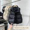 Dámská móda Ležérní Podzim Zima Jednobarevný Potisk Bez rukávů Bundy & Kabáty Péřové Kabáty