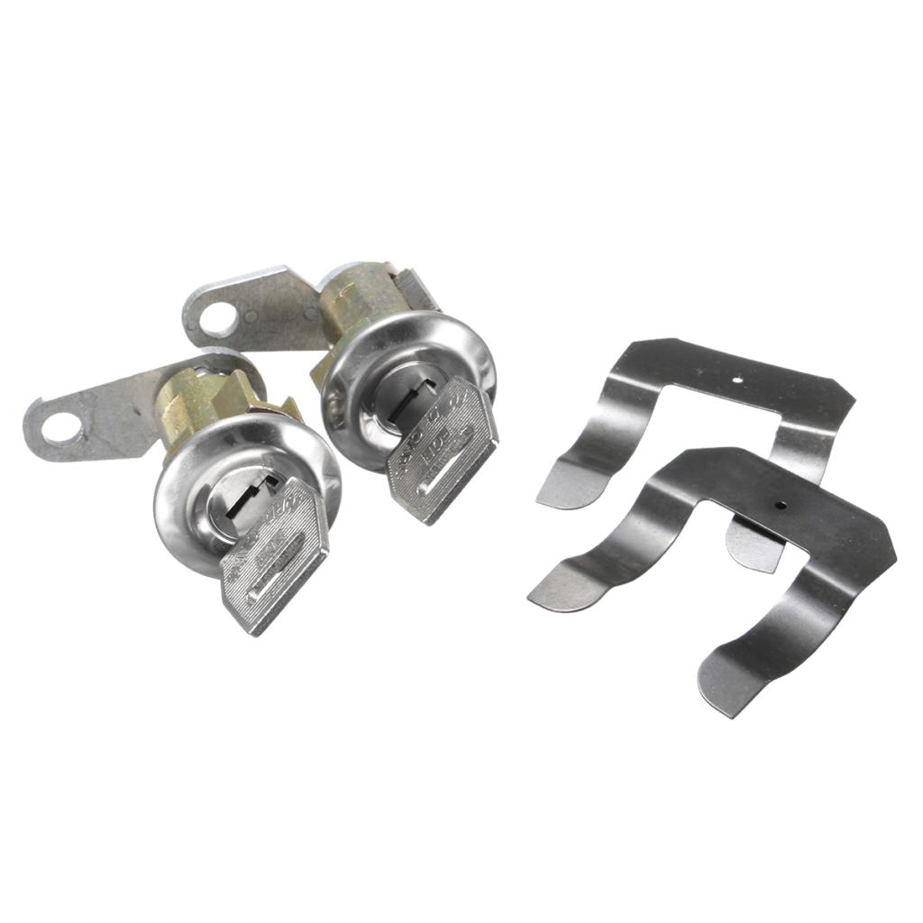 2Pcs Lockcraft Door Lock Cylinder + 2 Keys KIT For Ford Truck Falcon