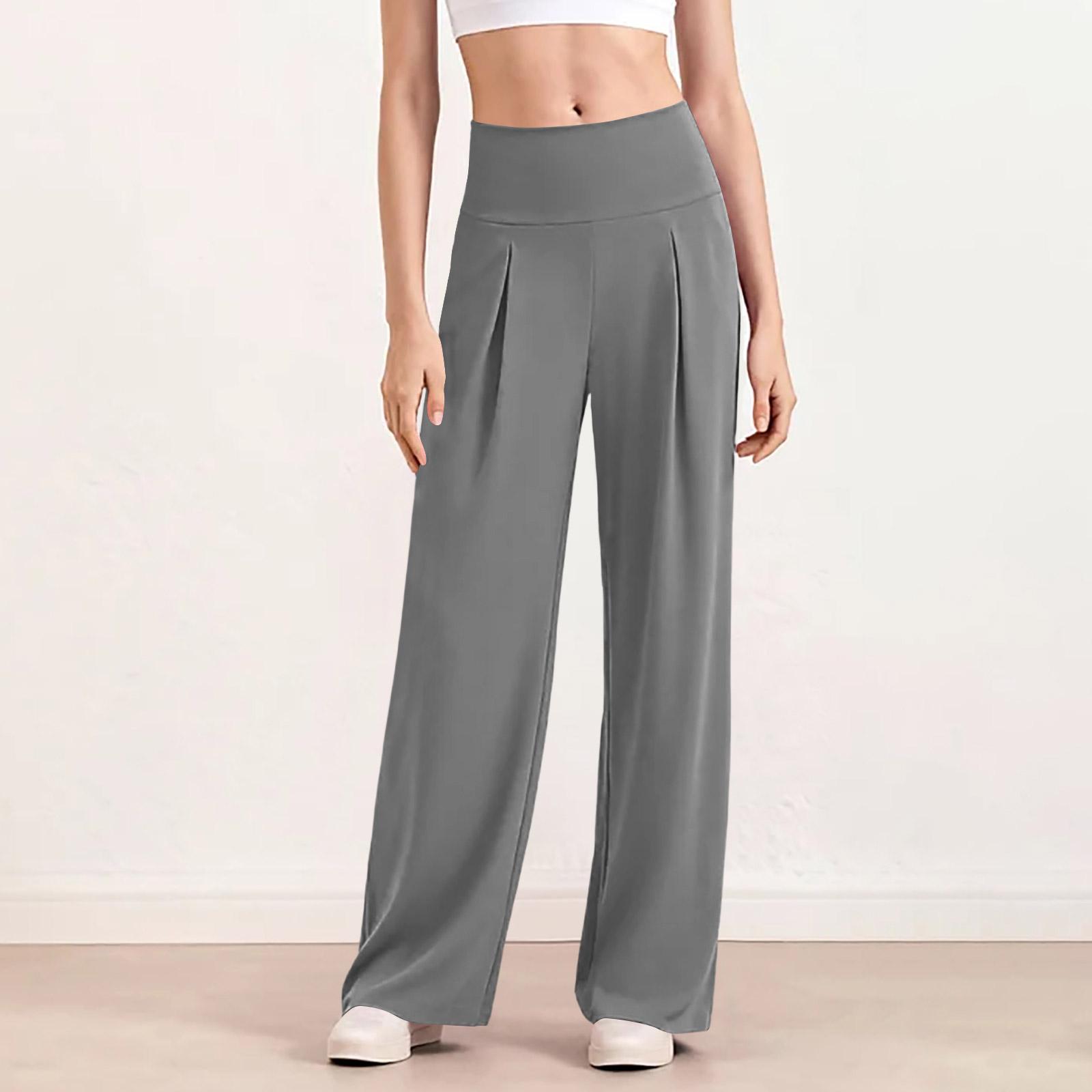 

Fashion Womens Sexy Yoga Pants High Waist Cross Wide Leg Color Exercise Yoga Pants XL