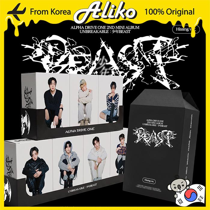 ALPHA DRIVE ONE 2nd Mini Album - UNBREAKABLE : BOY BEAST (Hissing Ver.)