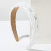 Handmade Face Wash Hairbands Sequins Women Headwear New Wide Brim Headband  Hair Accessories
