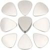 6Pcs 0.3mm Stainless Steel Guitar Picks - Durable Metal Plectrums for Acoustic/Electric Guitar, Ukulele & Bass, Precision ZSY